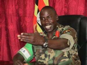 Brigadier General Ondoga may think it is hellish, but he says it with a smile