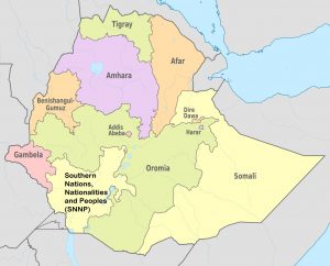 Administrative regions in Ethiopia